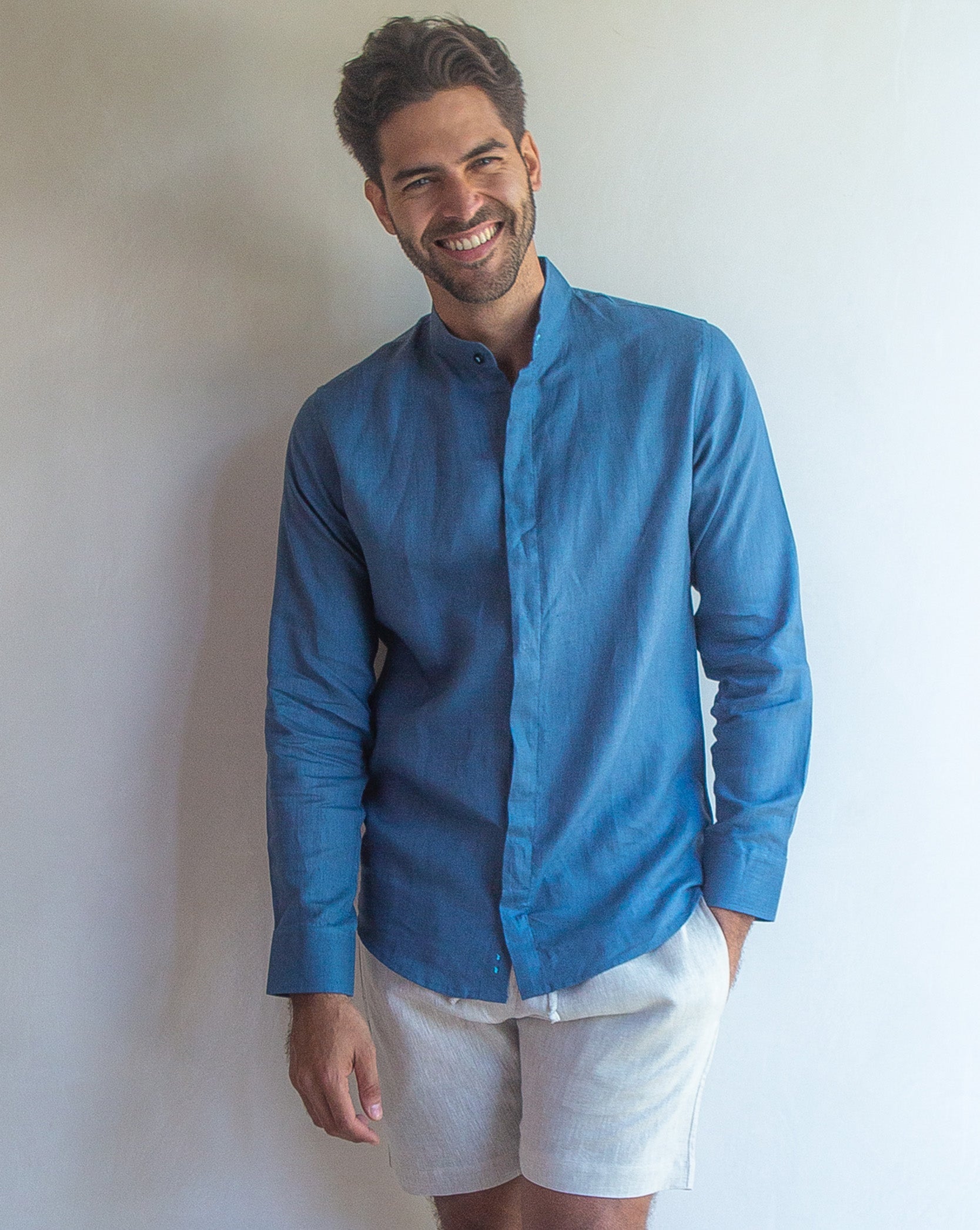 CAPRI Linen Bermudas - Sand - CRASQI