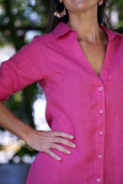 Shirt dress - Fucsia - CRASQI