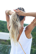 PANAREA Linen Jumper - White - CRASQI