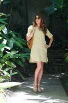 Shirt Dress - Yellow - CRASQI