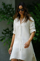 Shirt dress - Sand - CRASQI