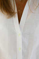 Shirt dress - White - CRASQI