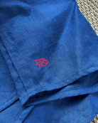 MENORCA Linen Shirt - Navy/Red - CRASQI