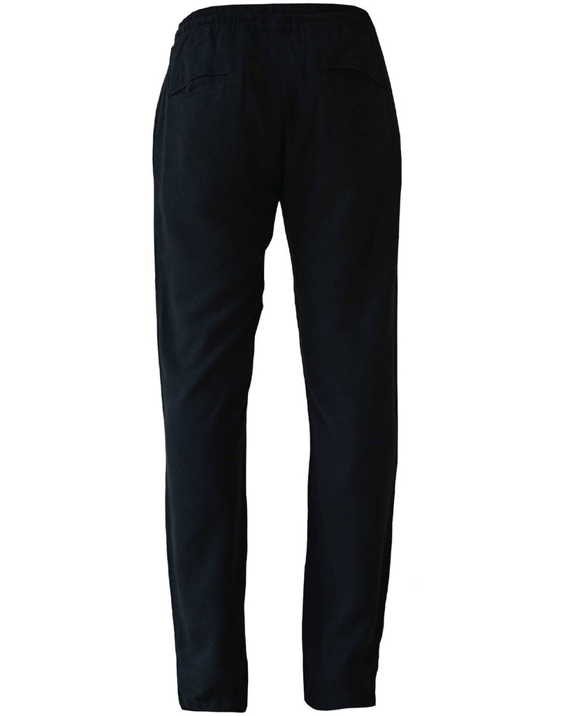 MYKONOS Linen Pant - Black - CRASQI